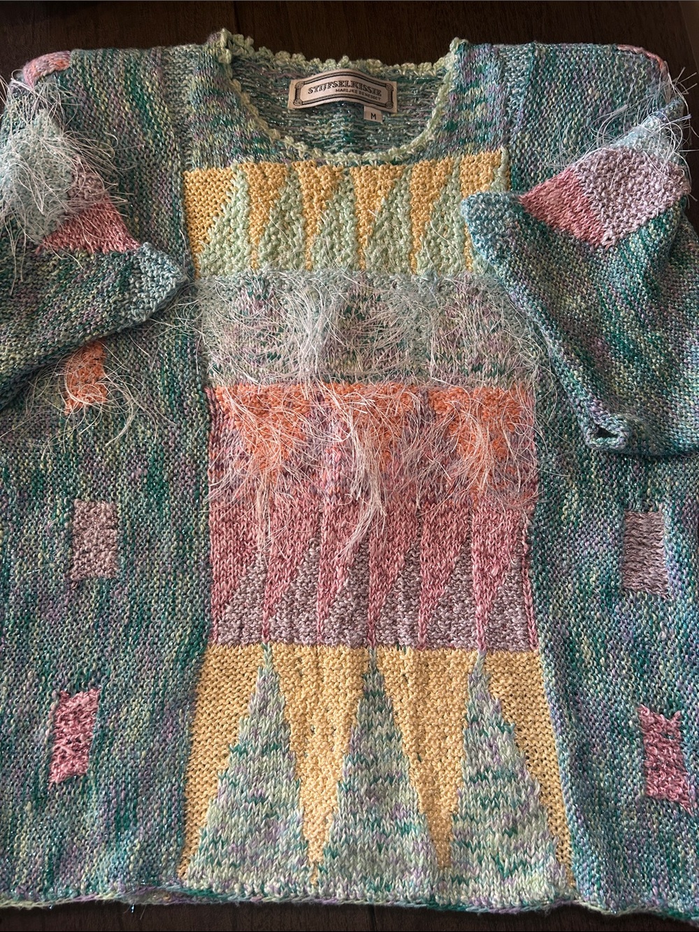 Pastel Multicolor Textured Women’s Sweater